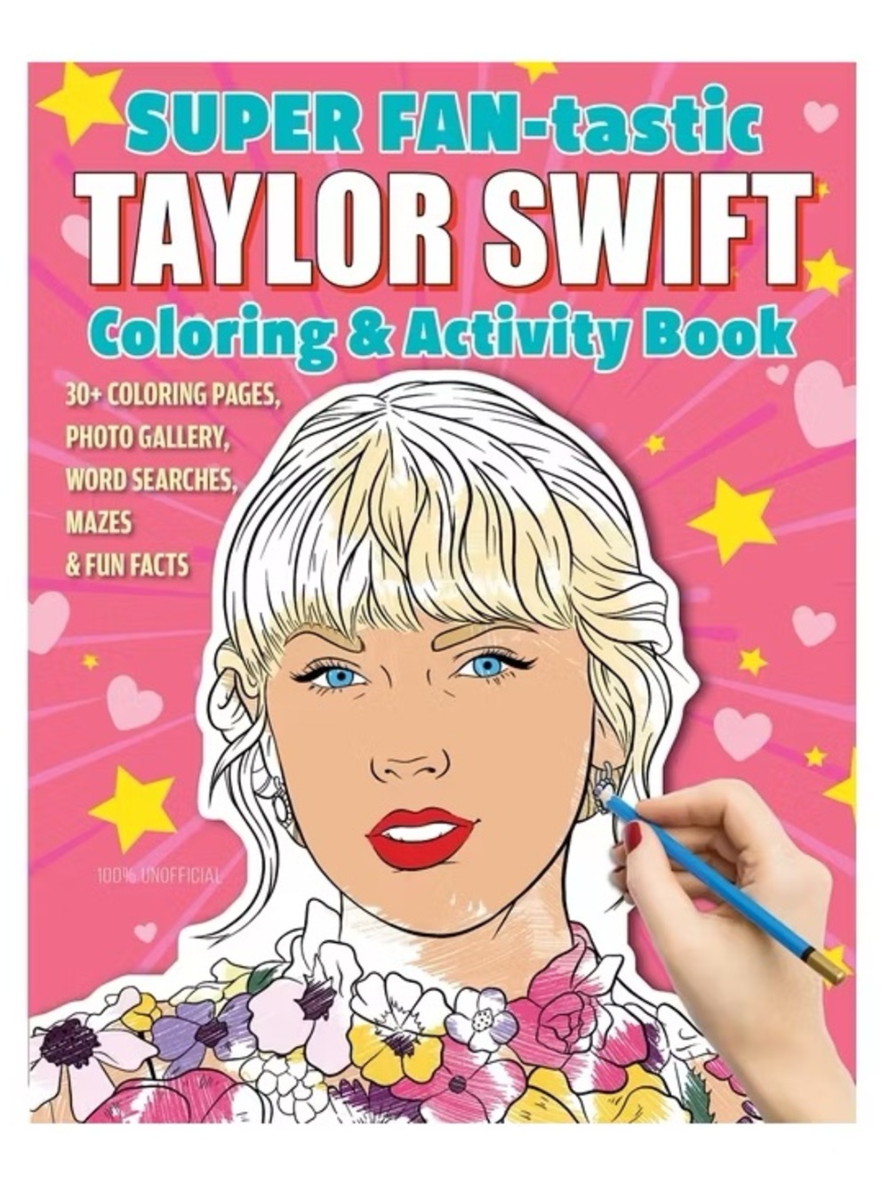 Super FAN-Tastic Taylor Swift Coloring & Activity book